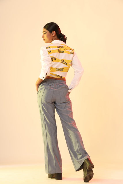 Caution Tie Up Shirt
