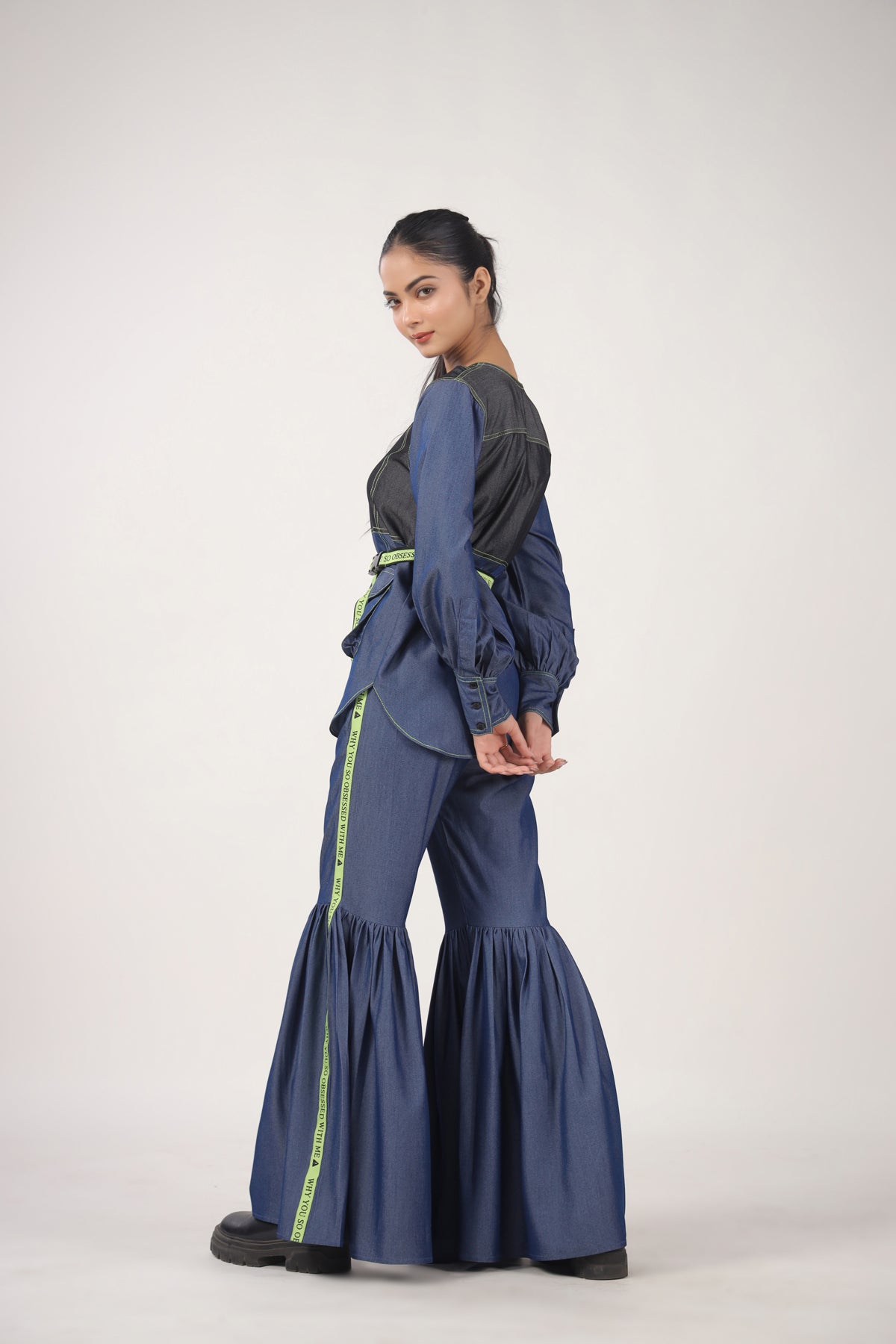 Denim Sharara