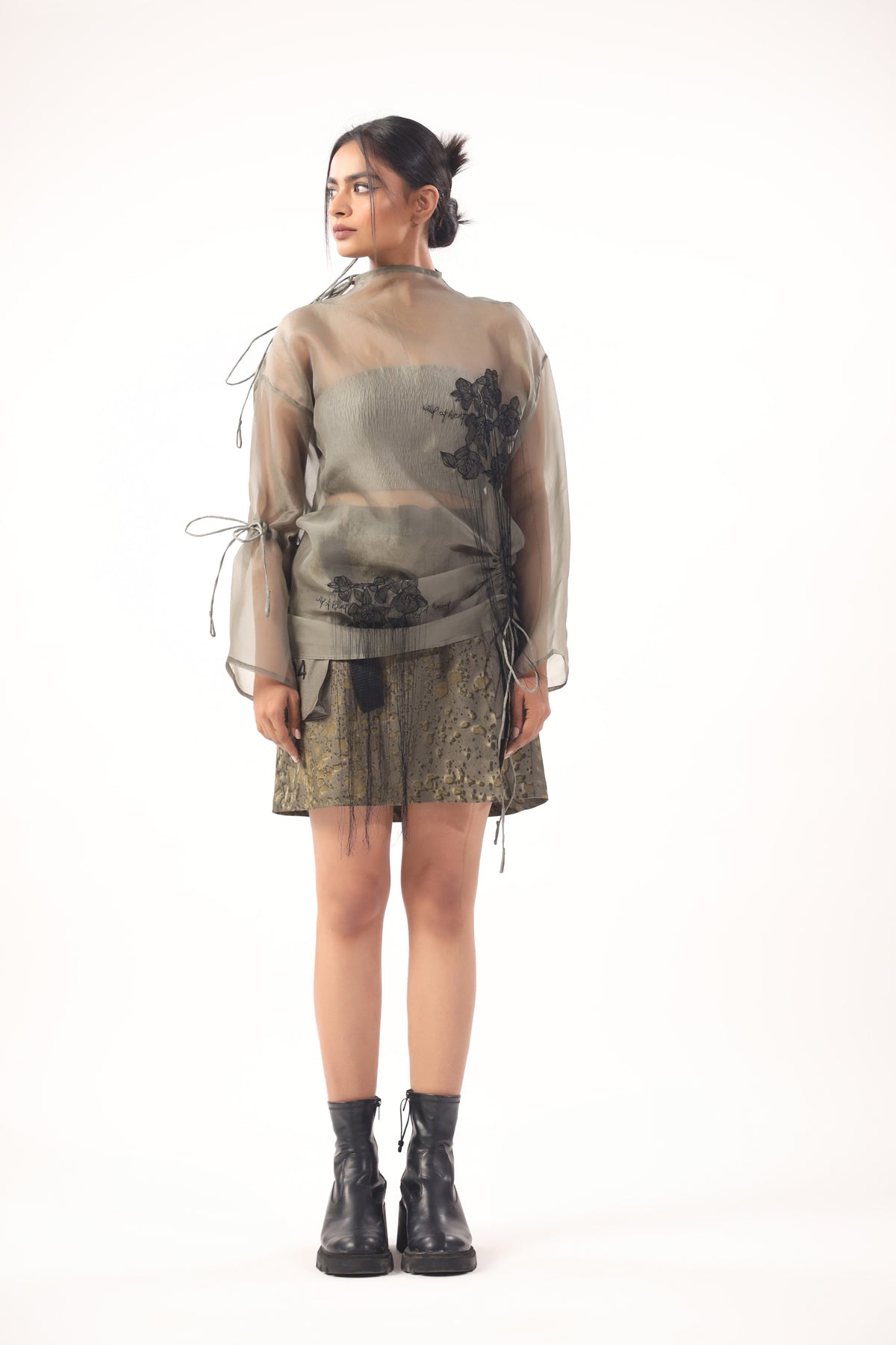 Organza wild at heart top