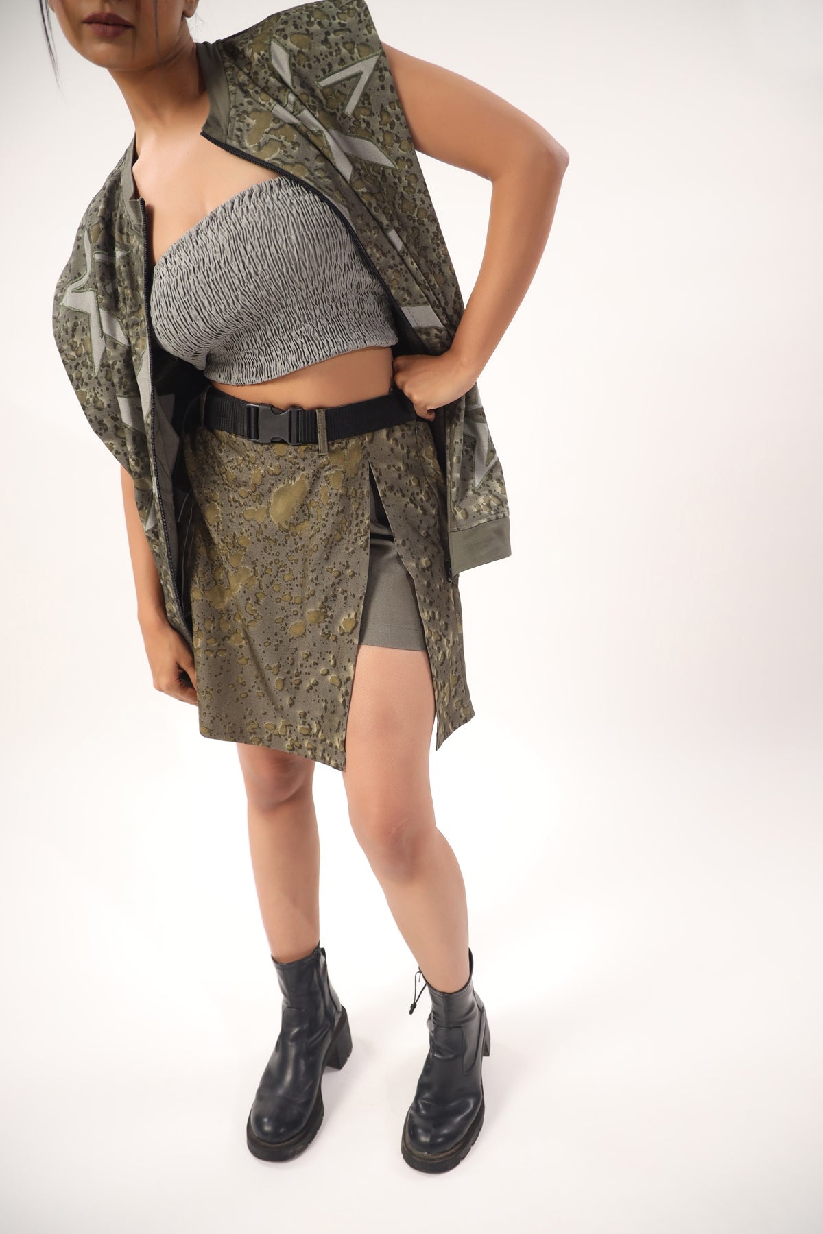 3d Star jacket and skort set