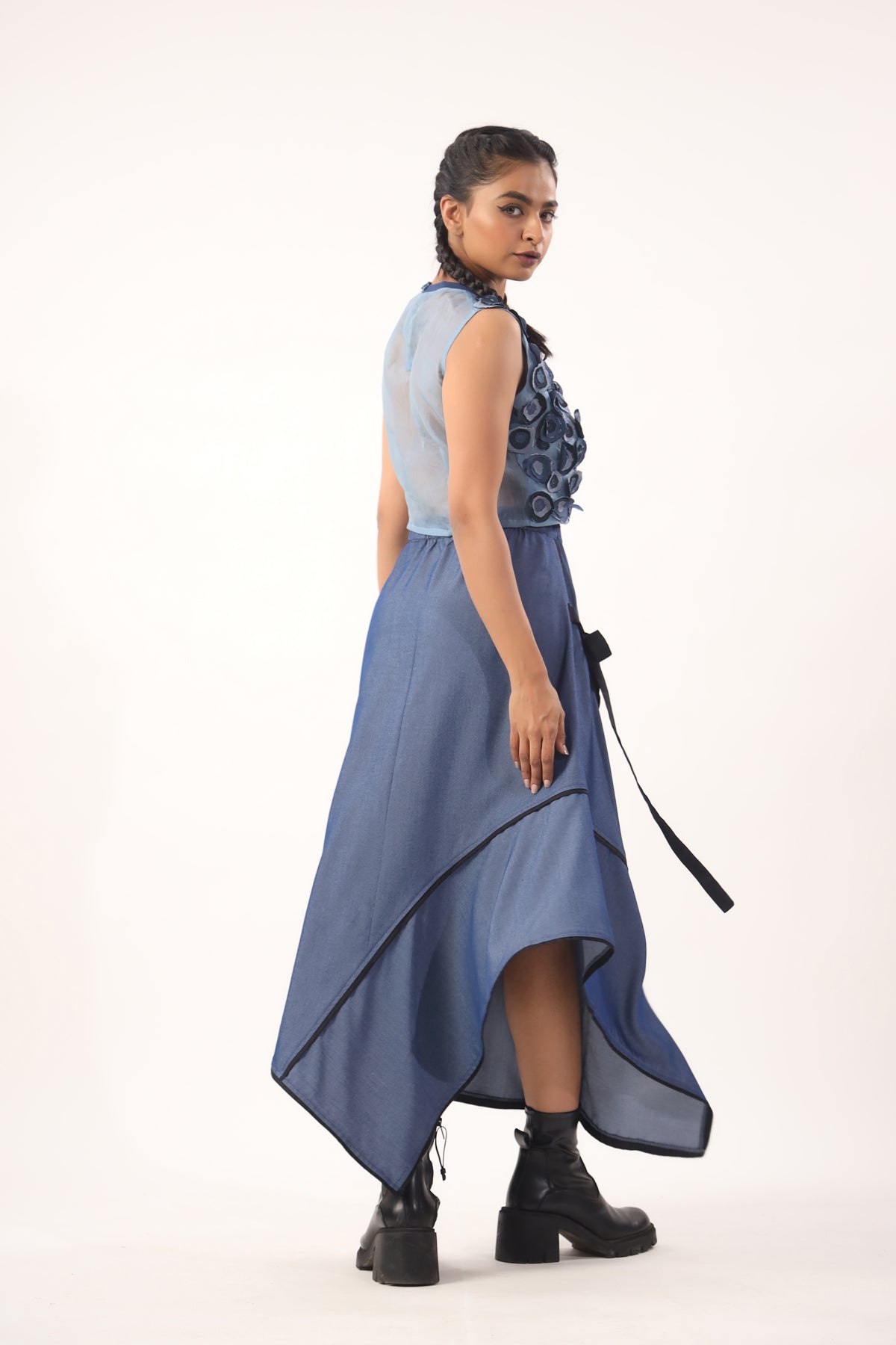 Wild at heart denim skirt