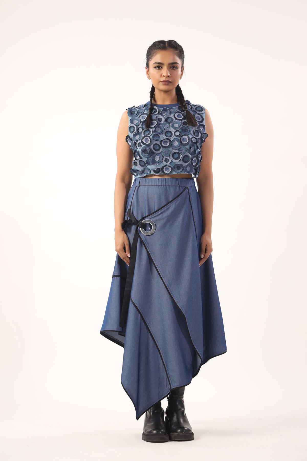 Organza circle of life top