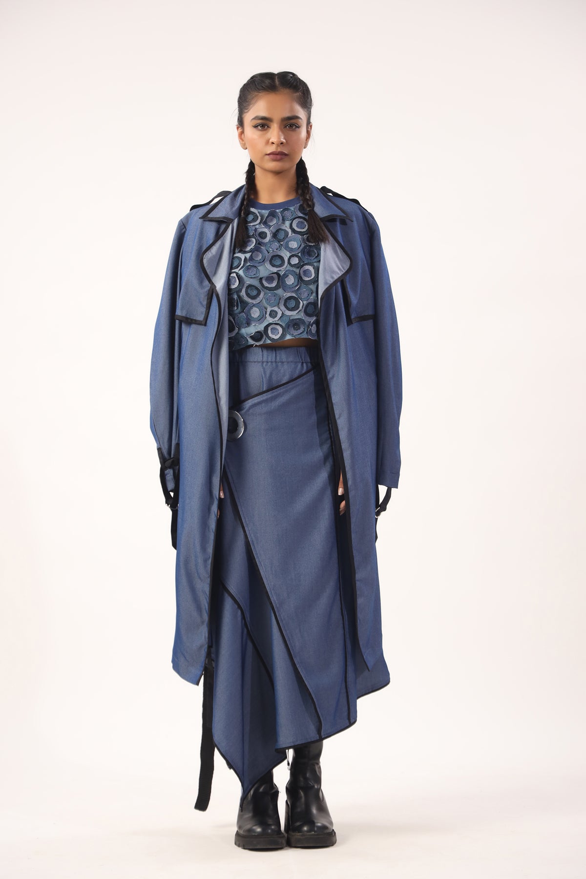 Wild at heart denim trench