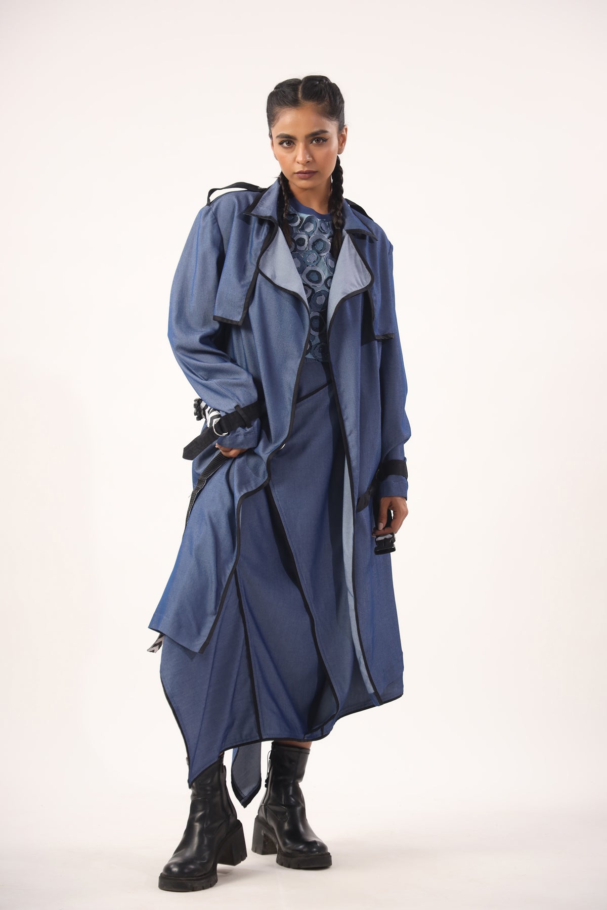Wild at heart denim trench
