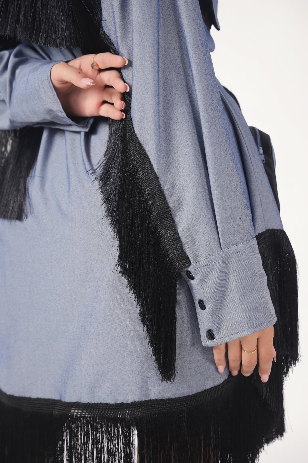 Jacket Dress With Tassels