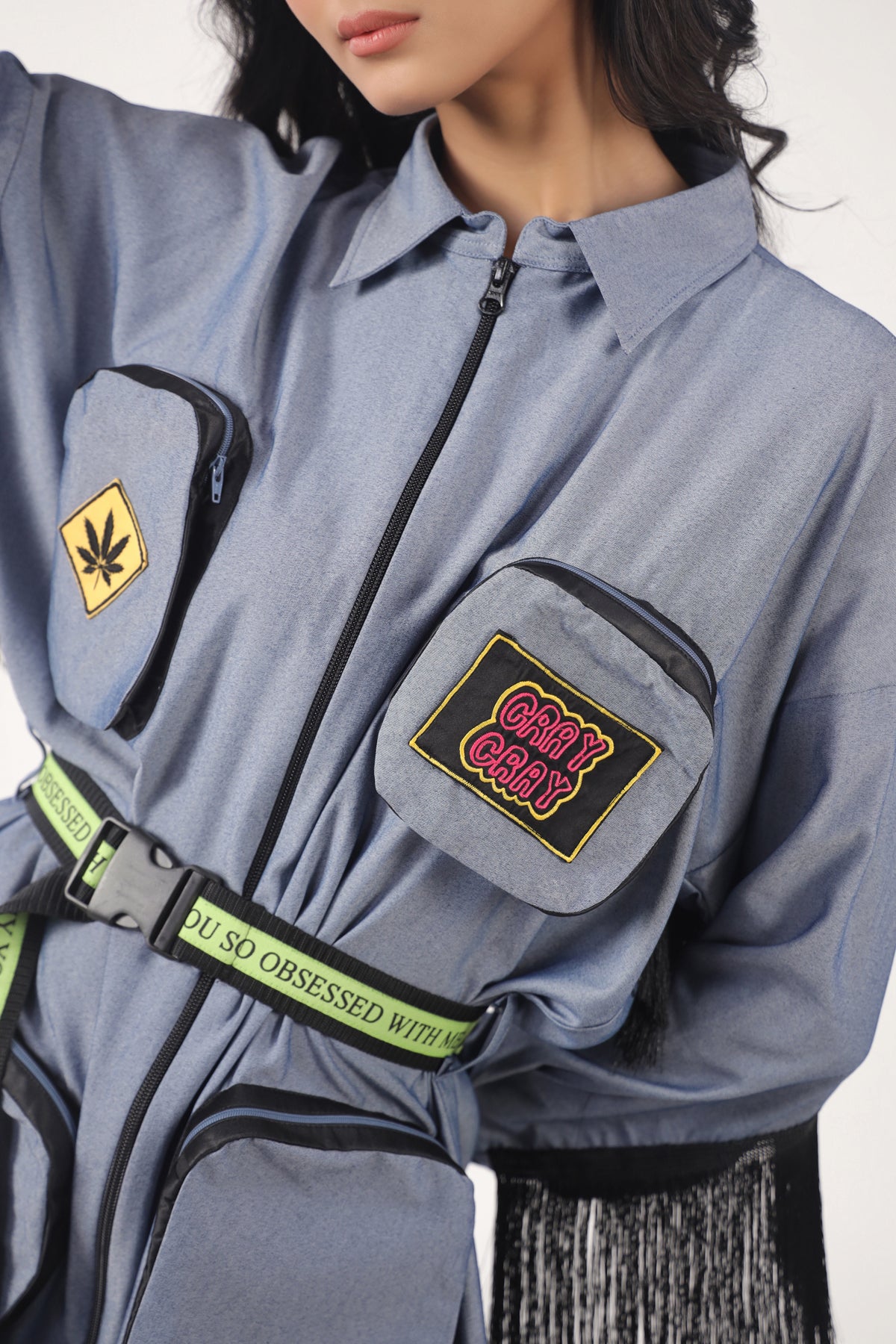 Jacket Dress With Tassels