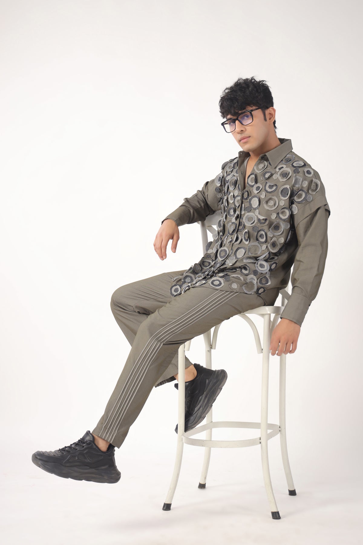 Circle of Life Shirt and Straight Line Pants