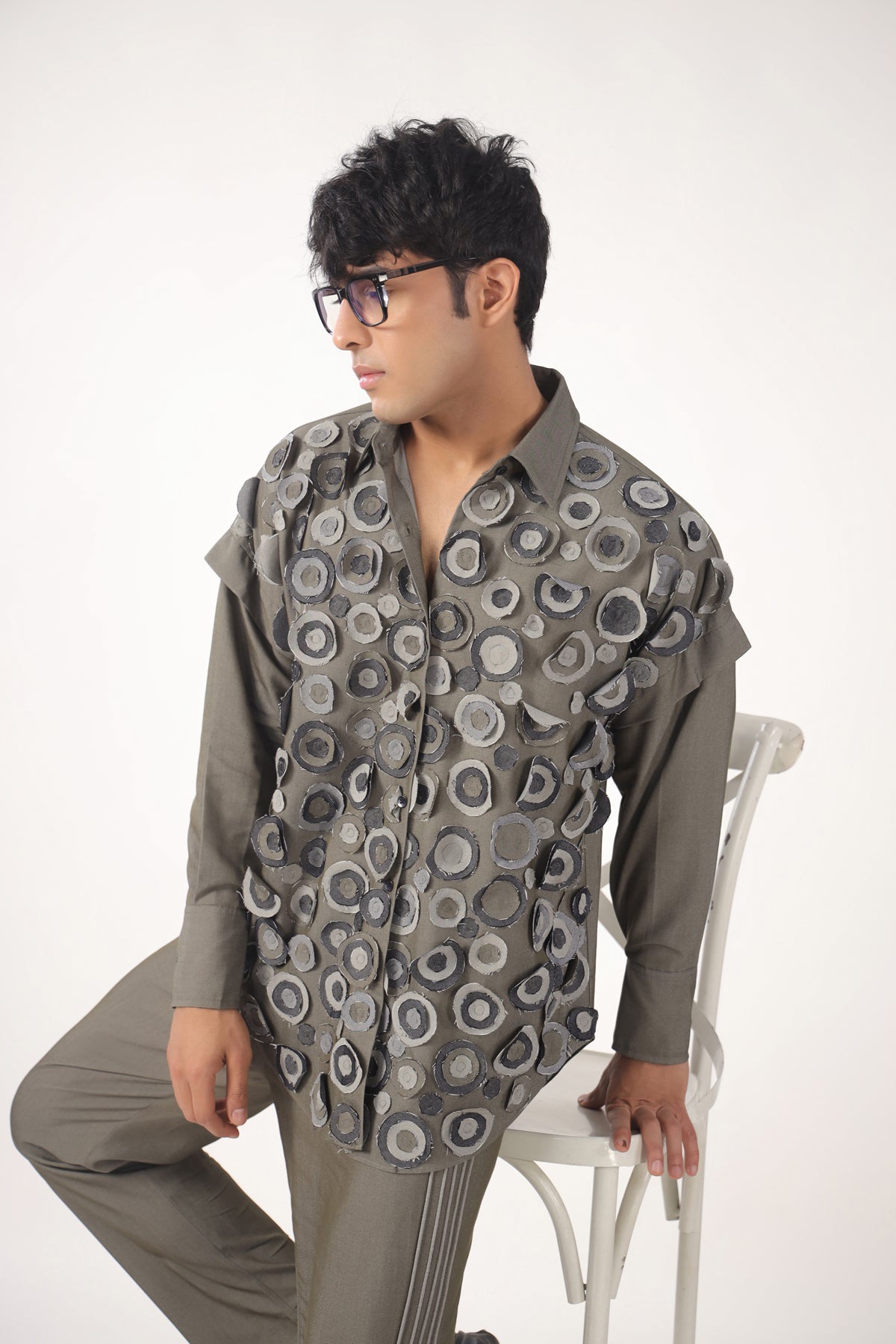 Circle of Life Shirt and Straight Line Pants