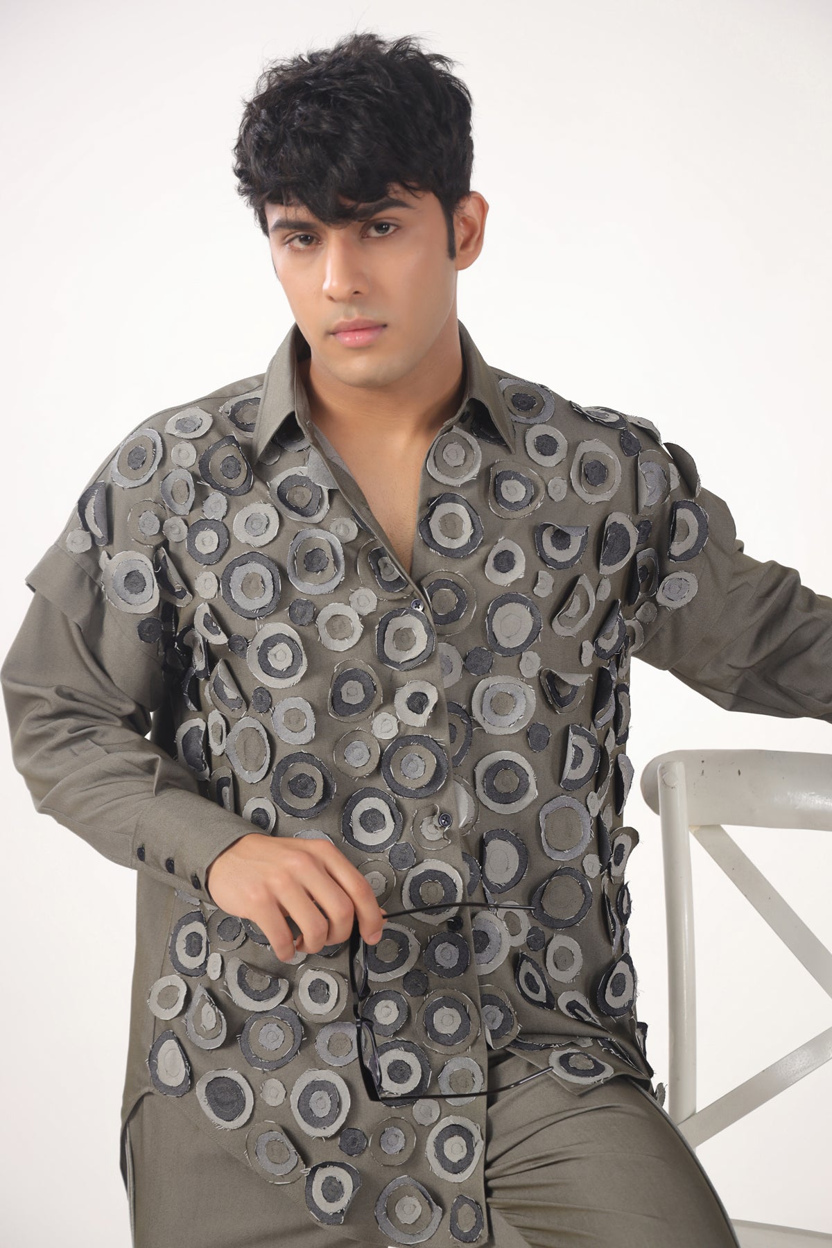 Circle of Life Shirt and Straight Line Pants