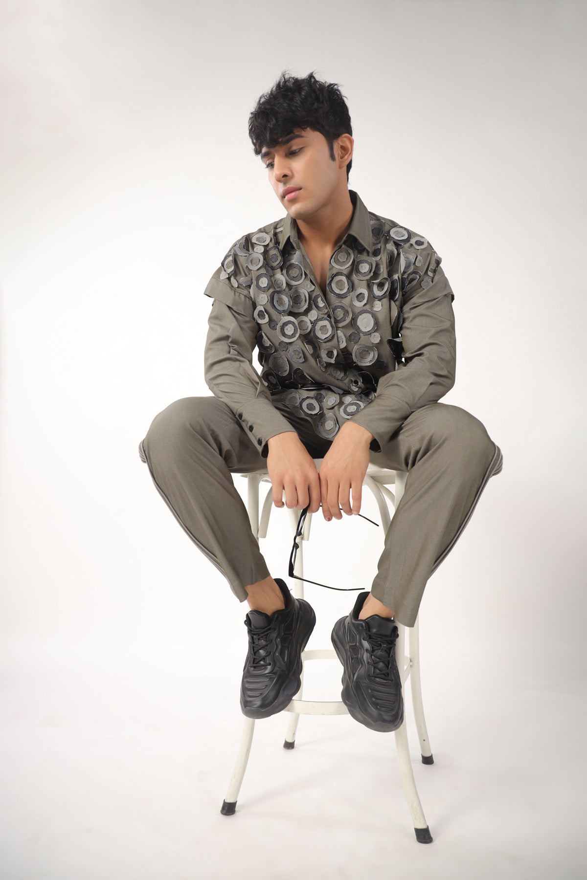 Circle of Life Shirt and Straight Line Pants