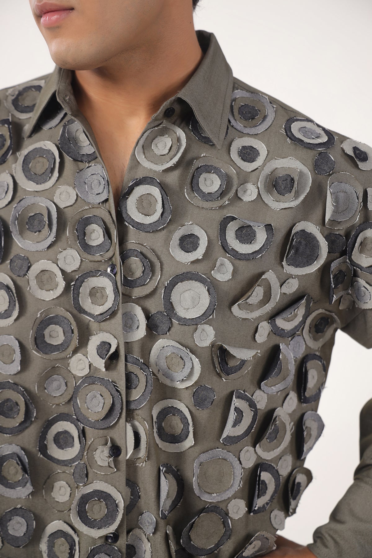 Circle of Life Shirt and Straight Line Pants