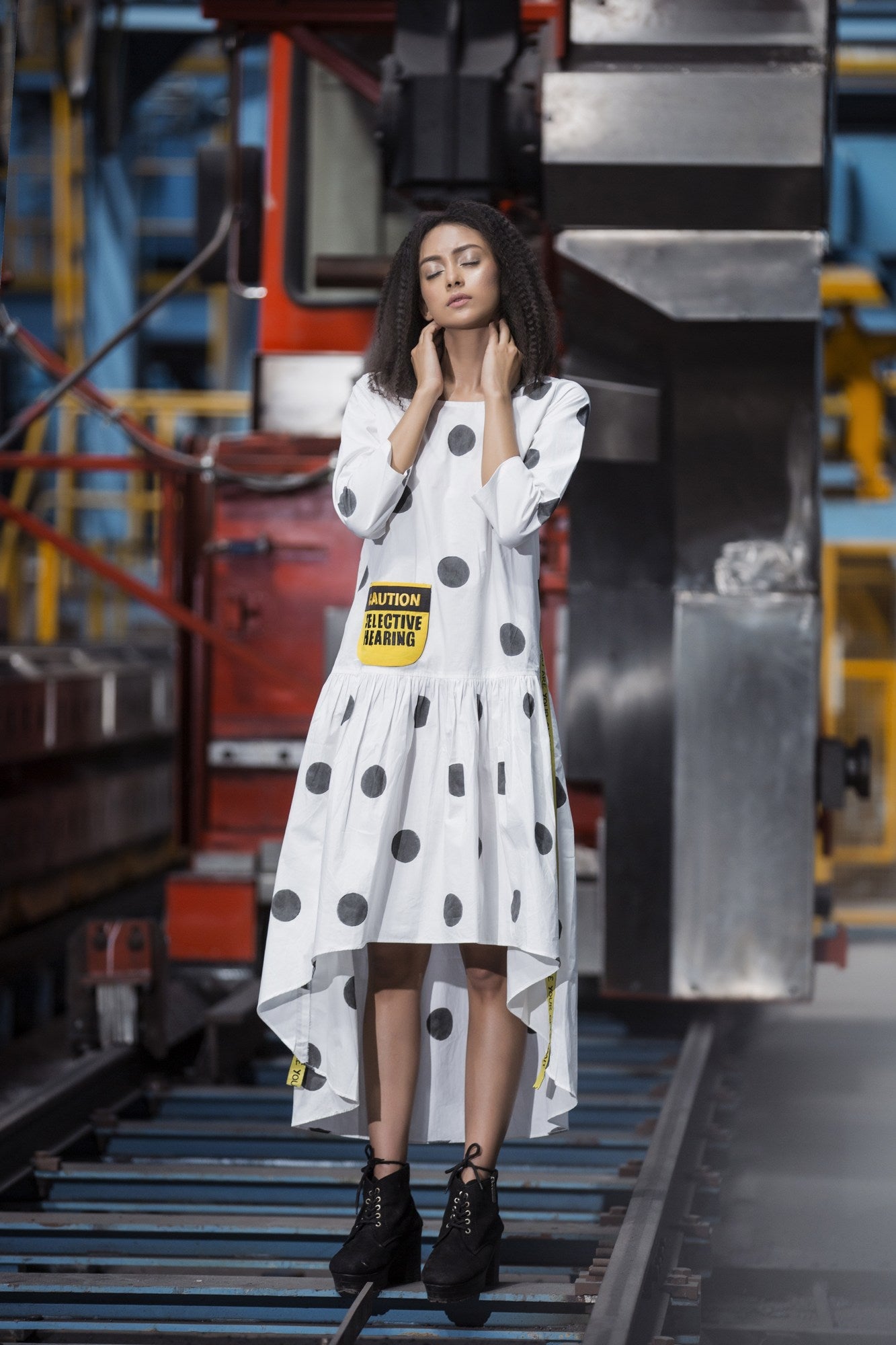 Polka Caution Dress