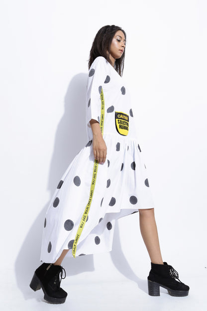 Polka Caution Dress