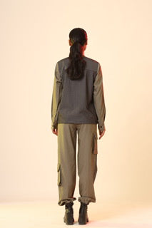 Olive Track Pants
