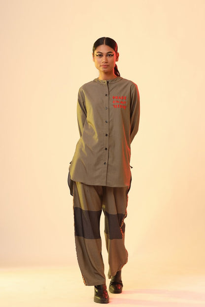 Heart On My Sleeve Shirt And Baggy Pants Set