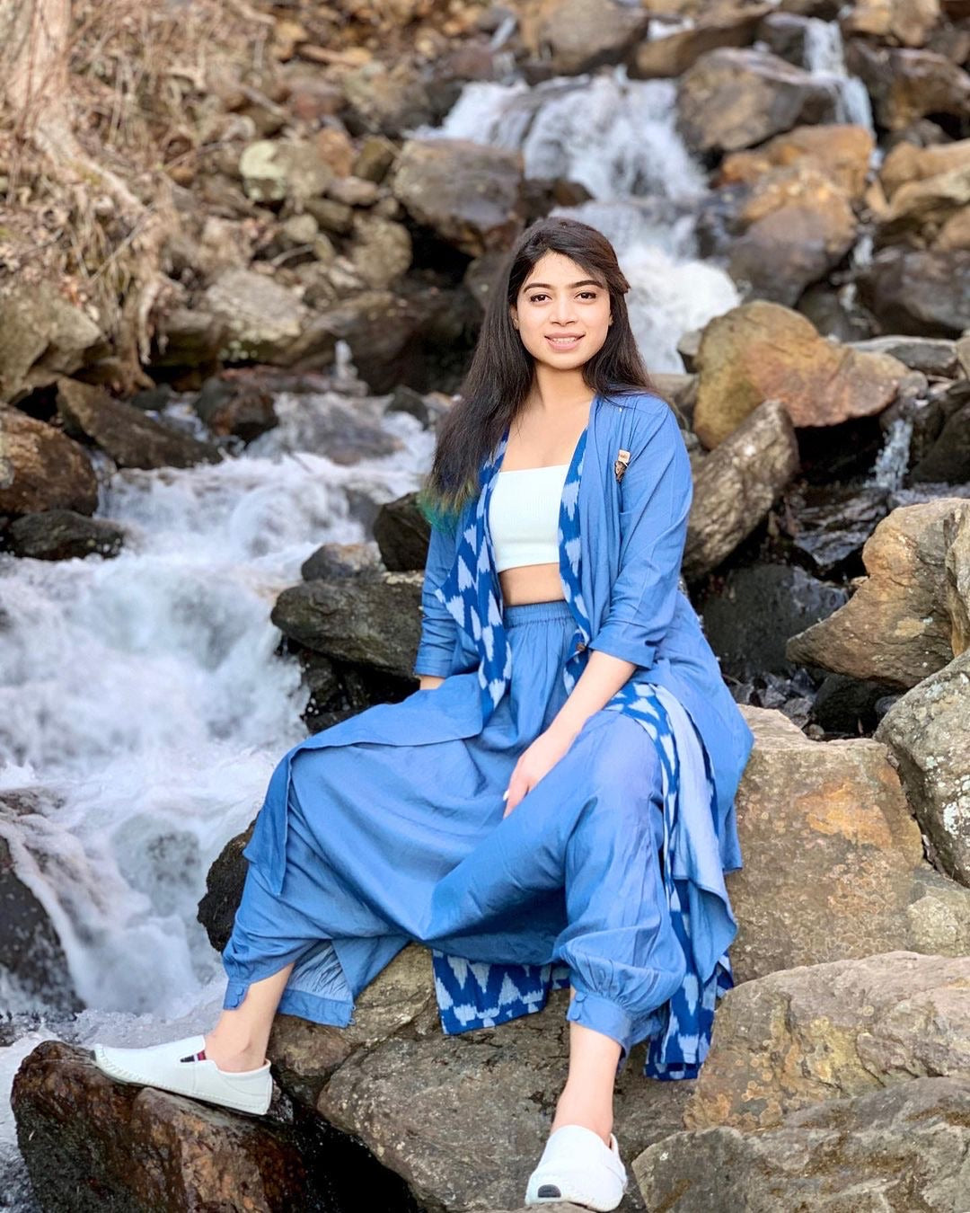 Ikat Jacket And Harem Pant set