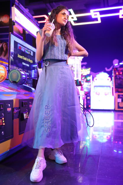 Sheer skirt