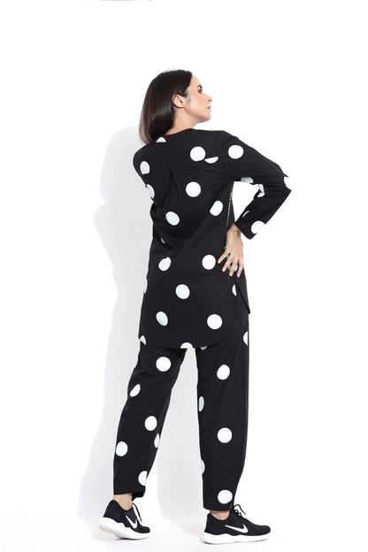 Black Polka Pants