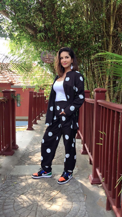 Black Polka Pants