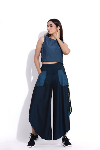 Disconnected Flare Pants Set